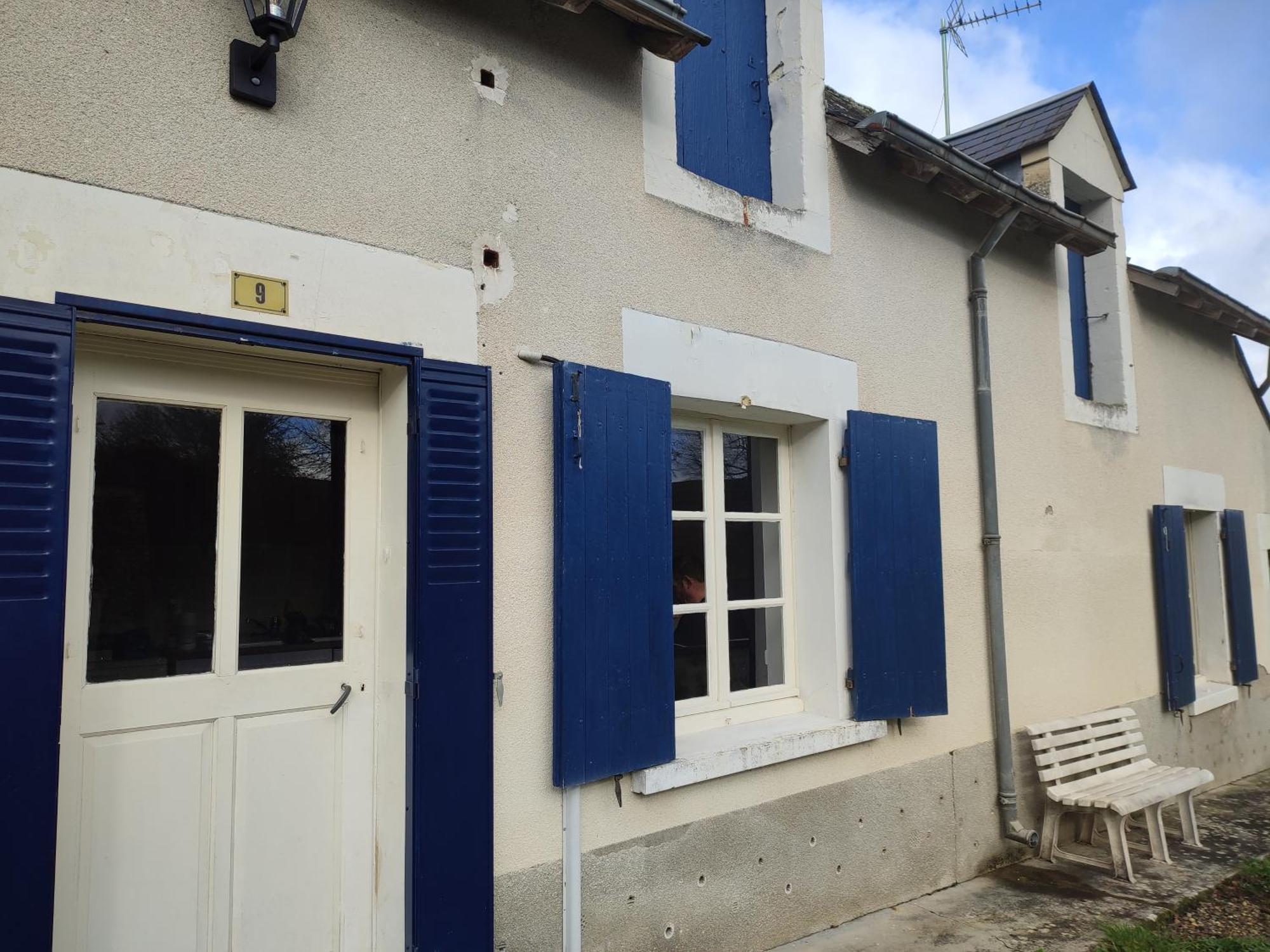 Maison Plain Pied, 2 Chambres, Longere Typique , Fraiche, Dans Bourg Avec Tous Commerces Luçay-le-Mâle Exteriér fotografie